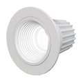 Nicor Lighting NICOR Lighting DLR2-10-120-4K-WH-BF 2 in. LED Downlight with Baffle Trim in White - 4000K DLR2-10-120-4K-WH-BF